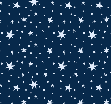 papel parede estrelas Estrelas em azul marinho - TenStickers