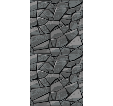 papel parede pedra Pedras arrumadas - TenStickers
