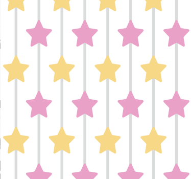 papel parede estrelas Doçura fenomenal - TenStickers