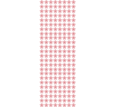 papel de parede floral simetria floral - TenStickers