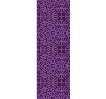 papel de parede floral padrão geométrico floral - TenStickers