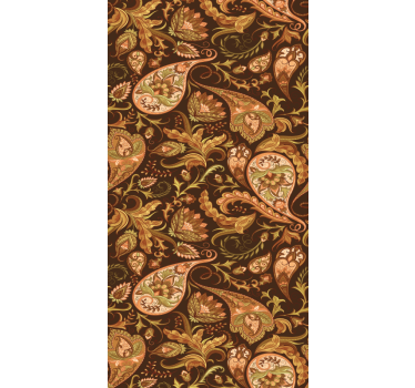 papel de parede floral motivos botânicos ornamentados - TenStickers