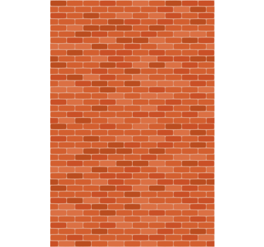 papel parede tijolo Superfície estruturada com padrão de tijolo - TenStickers