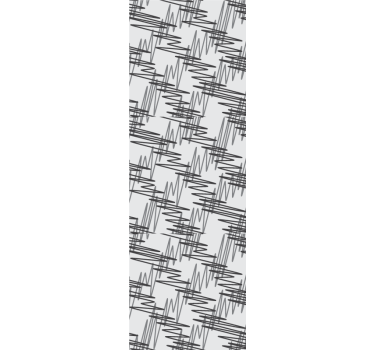 papel parede artistíco Rabiscos em preto e branco - TenStickers