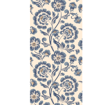 papel de parede floral elegância floral ornamentada - TenStickers