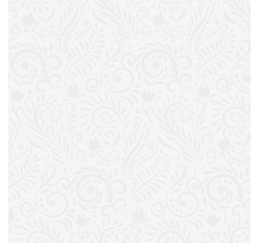 papel de parede flores Floral branco moderno - TenStickers