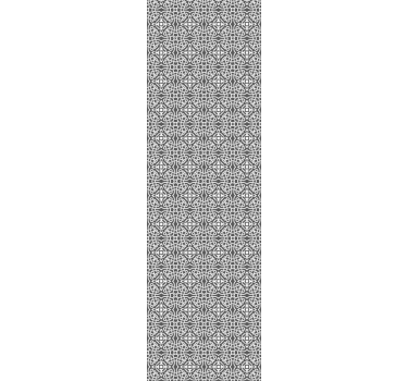 papel de parede floral simetria ornamental - TenStickers