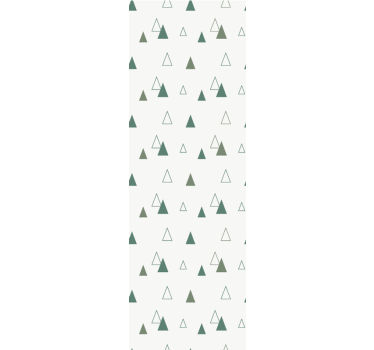 Papel parede moderno Triângulos cores da natureza - TenStickers