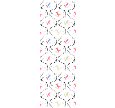 Papel de parede quarto de casal ramos tranquilos - TenStickers