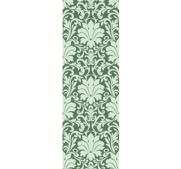 papel de parede floral elegante motivo de folhagem - TenStickers