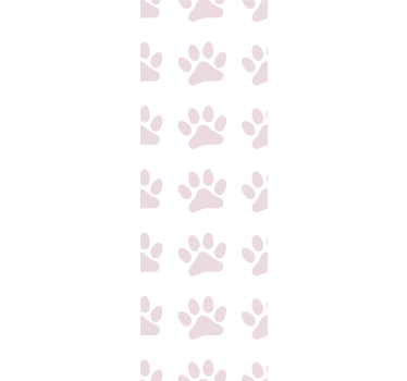 papel de parede quarto de bebé fundo padrão de pata - TenStickers