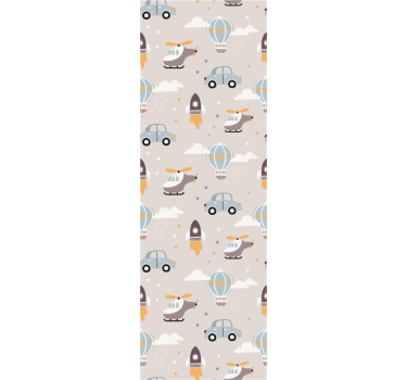 Papel parede moderno Ilustração de produtofofo para crianças - TenStickers