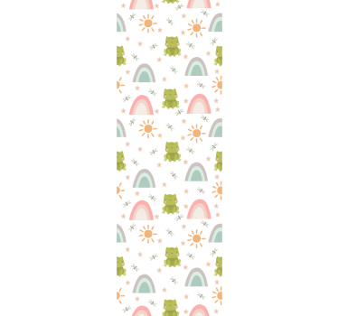 papel de parede quarto de bebé dragões brincalhões - TenStickers