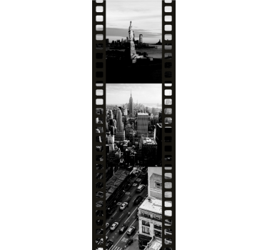 Papel de parede cidades e países paisagem urbana de filme - TenStickers