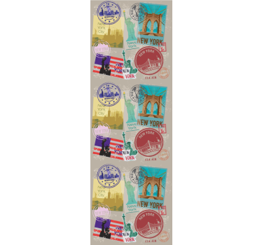 papel de parede Nova York selos de nova york - TenStickers