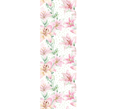 papel de parede flores Wilflowers botânicos aquarella - TenStickers