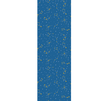 Papel parede estrelas Constelações no gráfico do céu - TenStickers