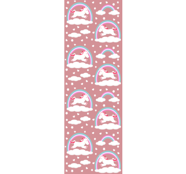 Papel de parede quarto de bebé paisagens de unicórnio - TenStickers