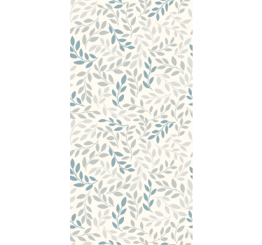 papel parede abstracto Ombre azul em folhas pequenas - TenStickers