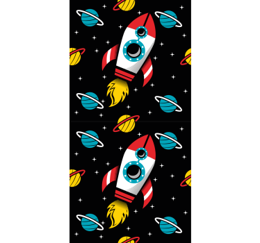 Papel parede moderno Ao infinito e além - TenStickers