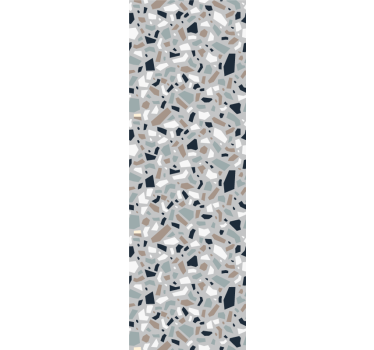 Papel de parede para sala terrazzo cor neutra - TenStickers