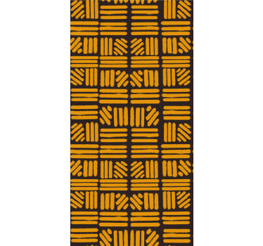 papel parede abstracto Arte abstrata dourada estilo africano - TenStickers