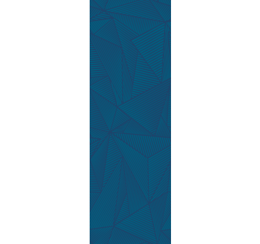 Papel parede natureza Padrão geométrico azul simples - TenStickers