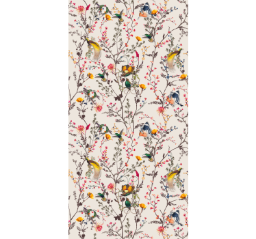 papel de parede florido produtofloral naturalista - TenStickers