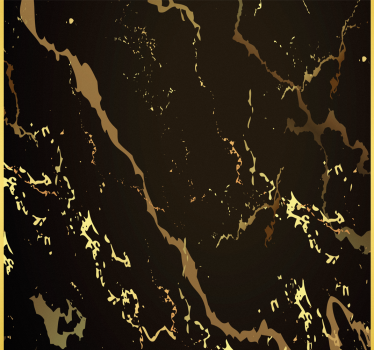 Papel parede moderno Textura de mármore preto ouro - TenStickers