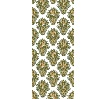 Papel de parede floral estrutura floral elegante - TenStickers