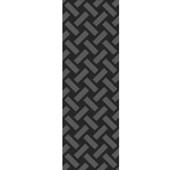 papel parede quadrados Padrão quadrado preto geométrico - TenStickers