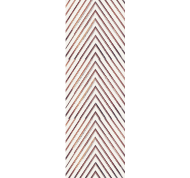 papel de parede imitando madeira Teca em padrão espinha - TenStickers