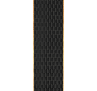 Papel de parede madeira estilo vime francês preto - TenStickers