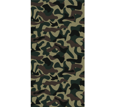 Papel parede moderno Padrão militar - TenStickers