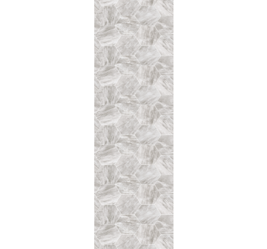papel parede mármore Padrão hexagonal de mármore cinza - TenStickers