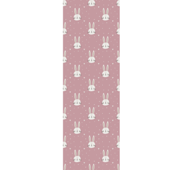 papel de parede criança Padrão "boho" rosa - TenStickers