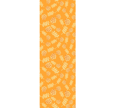 papel de parede floral raminhos amarelos vibrantes - TenStickers