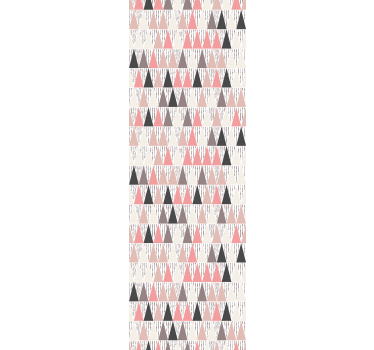 papel parede triângulos Padrão de triângulos de cores - TenStickers