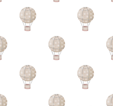 papel de parede quarto de bebé balões cinza - TenStickers