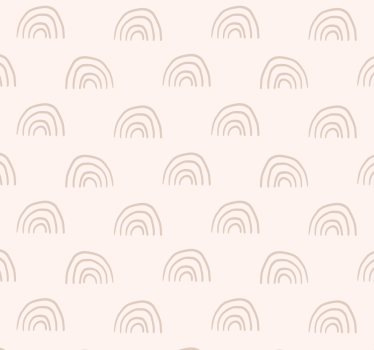 papel de parede quarto de bebé arco-íris minimalista - TenStickers