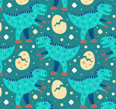 Papel de parede dinossauros motivo de dinossauro - TenStickers