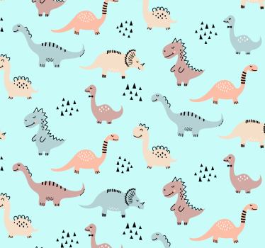 Papel de parede dinossauros playground de dinossauros - TenStickers