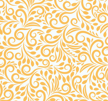 papel de parede floral floreios ornamentados - TenStickers