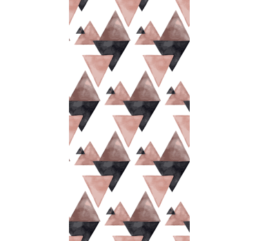 papel de parede formas geométricas Harmonia Triangular - TenStickers