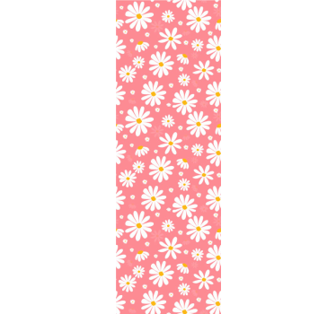 Papel de parede ornamental lindas margaridas - TenStickers