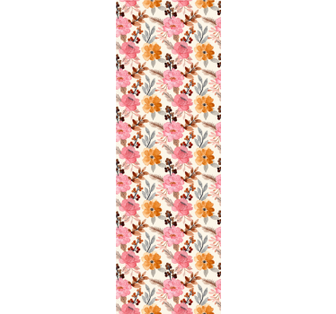 Papel de parede de natureza Flores a aquarela - TenStickers