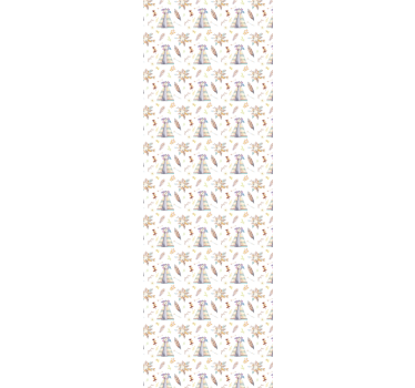 Papel de parede para quarto infantil Tipi - TenStickers
