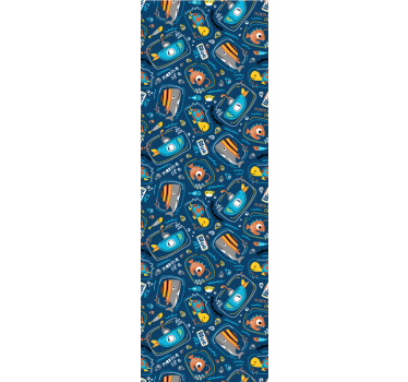 Papel de parede de animais baleias e tartarugas - TenStickers