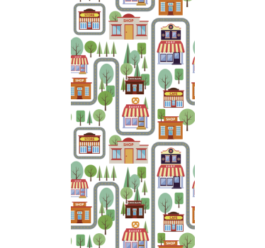 Papel de parede cidades e países paisagem urbana encantadora - TenStickers