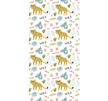 Papel de parede para quarto infantil Selva - TenStickers